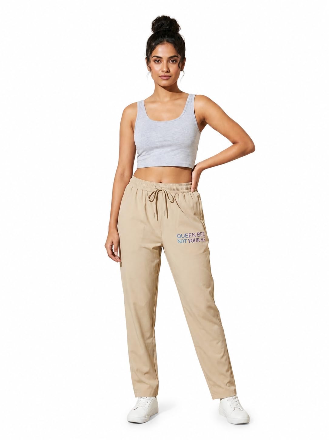 | Women's Printed Cotton Blend Pyjama_PYJ-102-BEIGE_XL-image-14