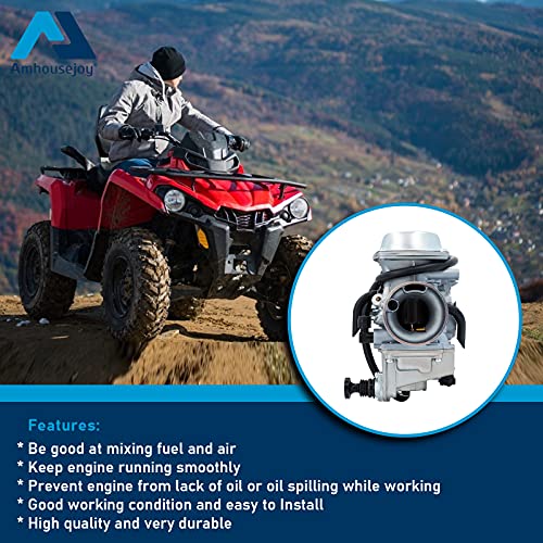 Amhousejoy Carburetor Carb Fit for Honda TRX 400 TRX400FW FOURTRAX Foreman ATV Part No. PD32J-5A