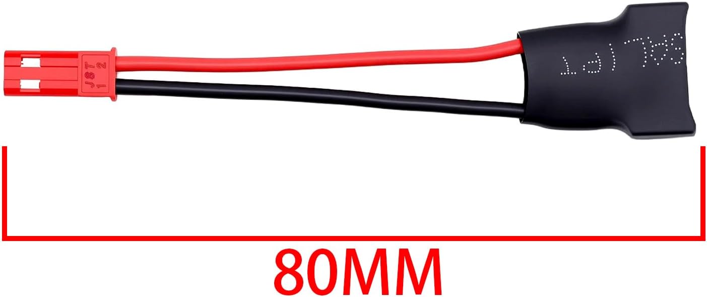 5PCS Servo to 4S Lipo Balance Port Connectors JST-XH Balance Male Plug to JST Male Plug Adapter