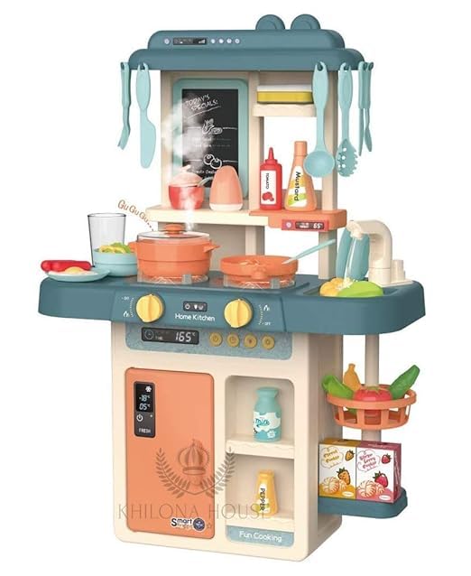 Buy EXOMOON Girl's Plastic Little Chef Kitchen Set Toys with Realistic ...