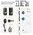 Veise VE07-H Fingerprint Smart Locks for Front Door with Handle Set, App Control, Keyless Entry Keypad Deadbolt, Digital Electronic Touchscreen, Easy Install, Auto Lock, Matte Black