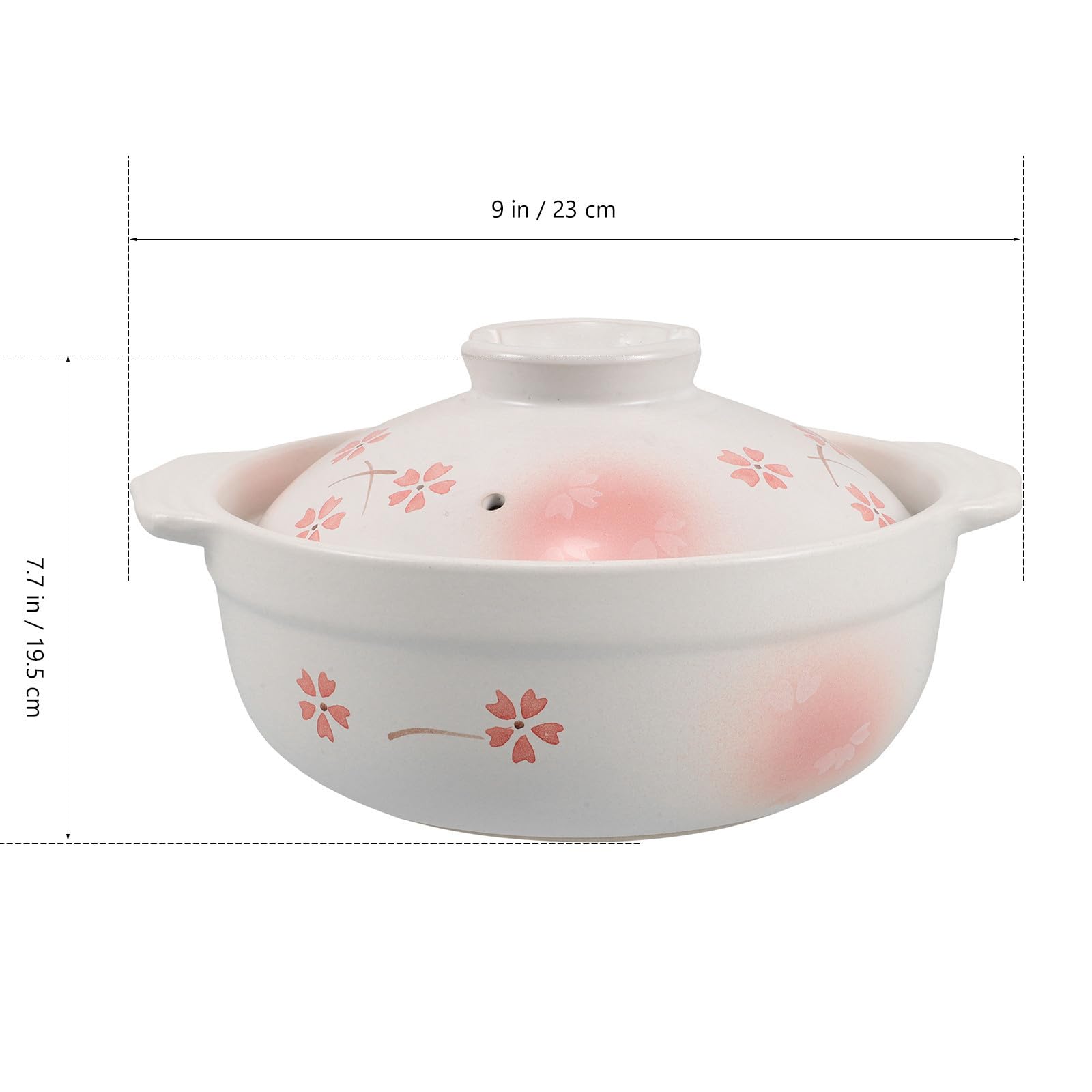 Olla Japonesa con Tapa de Arcilla 1000ml para Cocina Casera