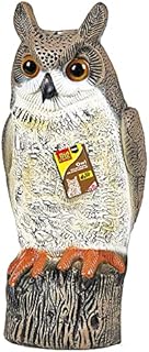 Defenders STV966 Owl, Decoy Bird Scarer, Life-like Colouring, 19.2 cm*13.5 cm*40.0 cm