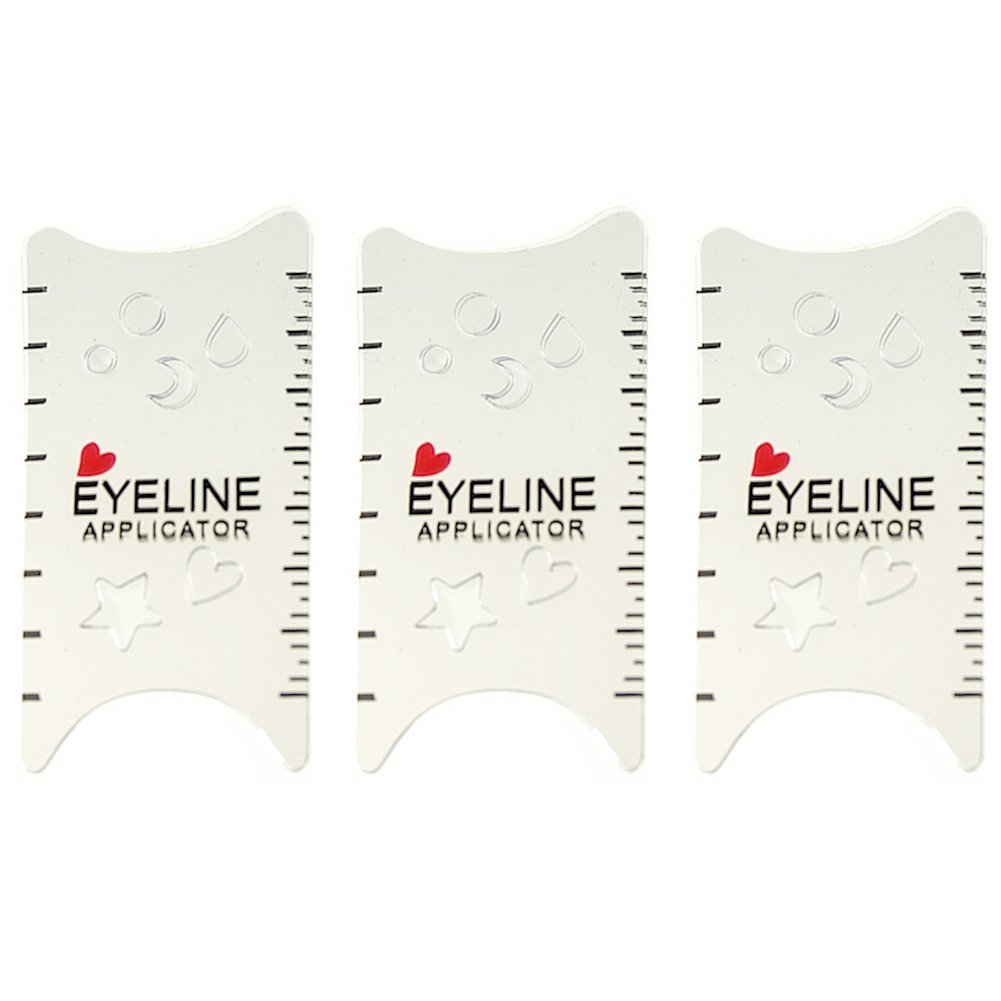 3pc/set Beauty Makeup Eyeliner Stickies Stencil Eyeliner