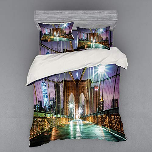 The Brooklyn Bridge connects Manhattan and Brooklyn—two of NYC's five distinct boroughs