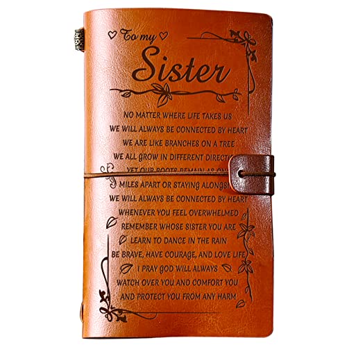 PRSTENLY Gifts for Wife, Wife Gifts Leather Journal, Anniversary Birthday Mothers Day Christmas Valentines Day Gift for Her Wifes from Him Husband- 140 Page Refillable Notebooks