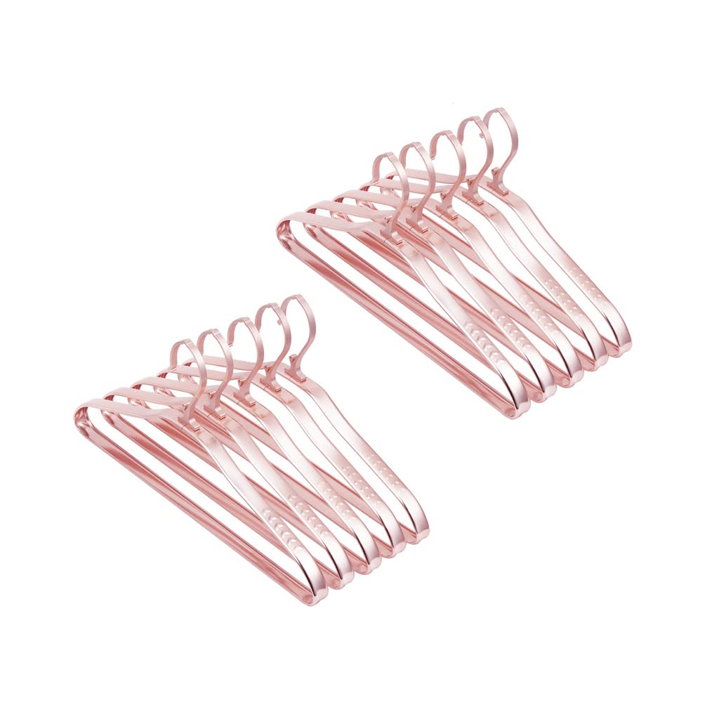 TXGJWRA Space Saving Hangers Aluminum Alloy Clothes Hangers Non Slip Space Saving Coat Hangers Durable Hangers for Clothes 10 Pack Hangers Coat,A