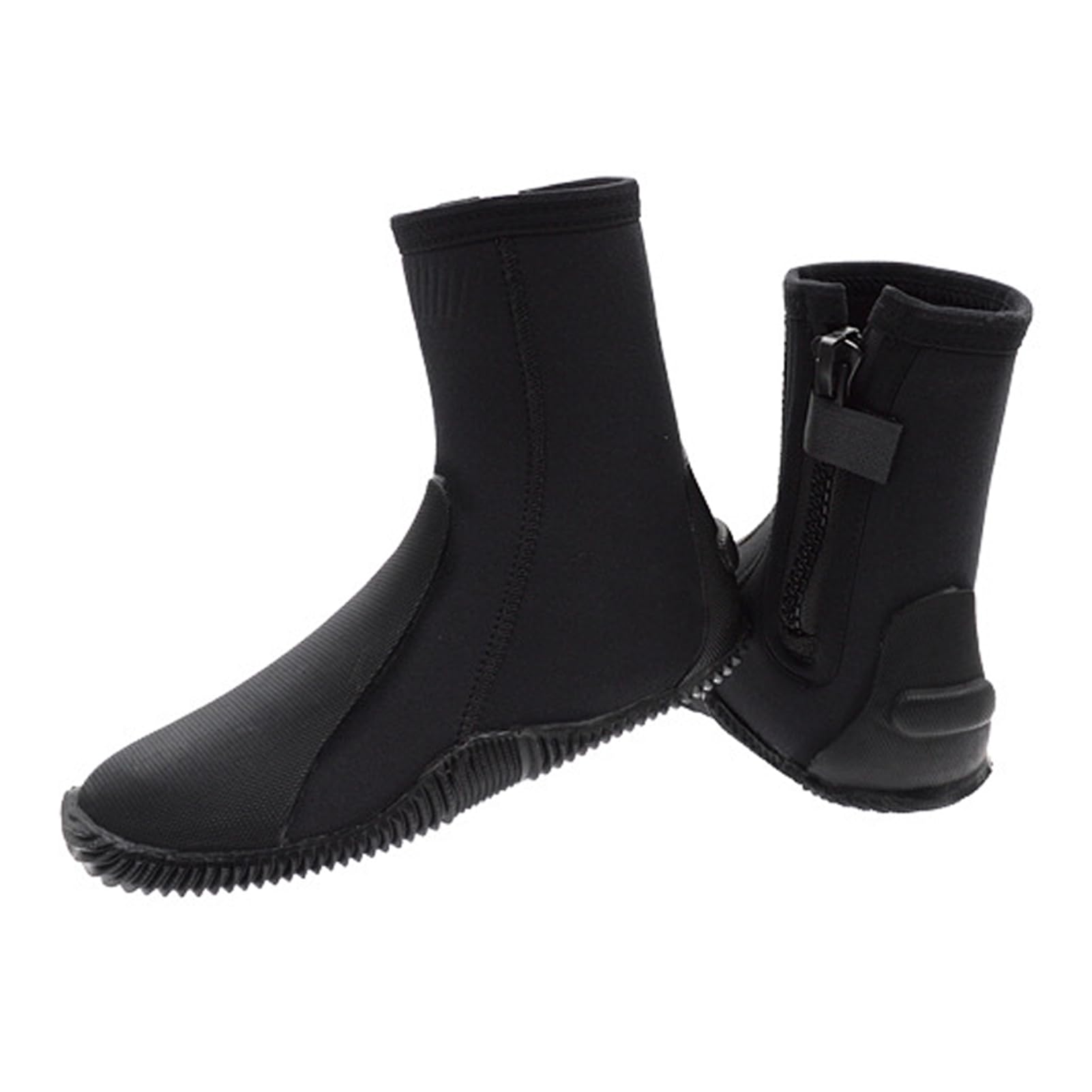 CHICIRIS Wysokie Buty do Nurkowania Buty do Nurkowania z gumową podeszwą z Podwyższonym Obcasem i Elastycznym Krojem Łatwe Zakładanie Ochrona Stóp z rurką Pływanie Dorośli