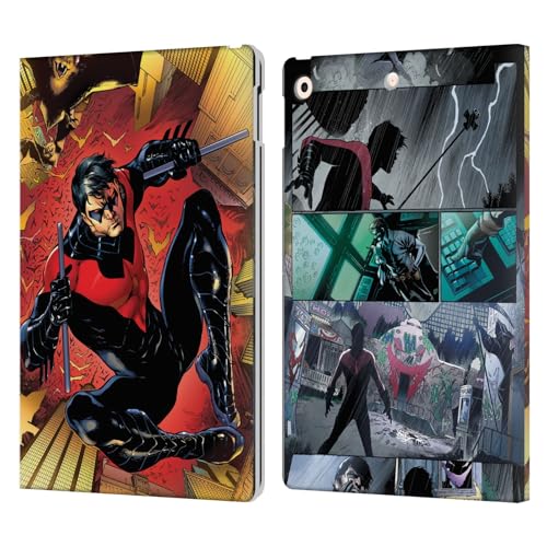 Étui iPad 10.2 Batman Nightwing portefeuille cuir DC Comics 2019 2020 2021