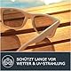 OLI-NATURA Yacht & Teaköl - Holzöl für Außen - 1 Liter, Natur - Premium Leinöl mit Schutz vor UV-Strahlung, Verwitterung, Versprödung & Vergrauung - Geeignet für fast alle Holzarten