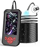 33FT Dual Lens Industrial Endoscope, Upgraded LIMINK HD Borescope 4.5' IPS Screen for Sewer Drain...