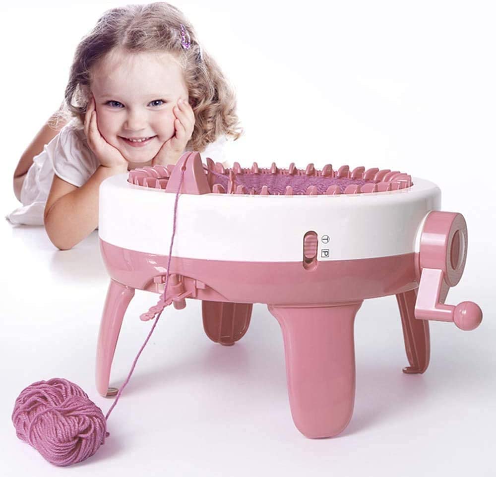 Yohencin Strickmaschine, 40 Nadeln Smart Weaving Loom Knitting Round Loom,DIY-Doppelstrickmaschine für Socke, Mütze und Schal, Handstrickmaschine für Kinder und Erwachsene