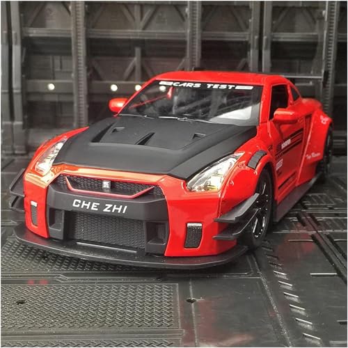 Image of DEUSON ECOM 1:24 Scale Super Toy Car for Kids Sport Car Diecast Metal Model Cars Light Sound Pullback with Openable Doors, Multicolor