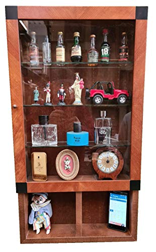 ARREDO SELLI Vitrina de madera cerezo estilo...