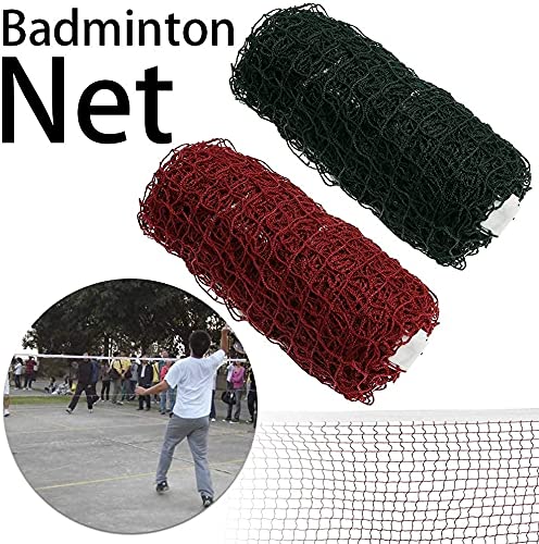 HTDHS Badminton Net 6.1m x 0.79m Draagbare 20"Standaard Training Badminton Net Duurzaam Lichtgewicht Shuttle Mesh Outdoor Sports Entertainment (Color : Dark Red) - Image 4