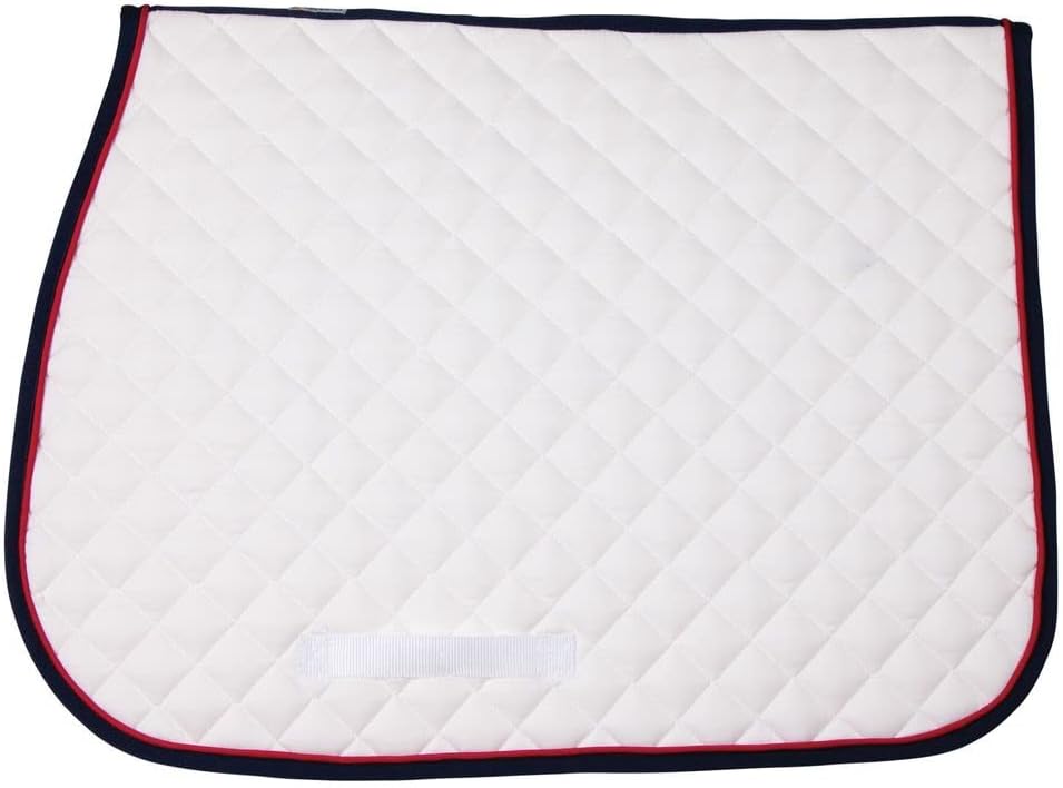 Dura-Tech Deluxe All Purpose Horse Saddle Pad | Ultimate Horse Comfort | Promotes Air Flow | Durable Padding | Square Cut Design | Ideal for Everyday Riding