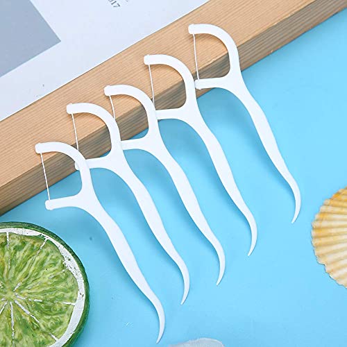 500pcs filo interdentale usa e getta, plettri