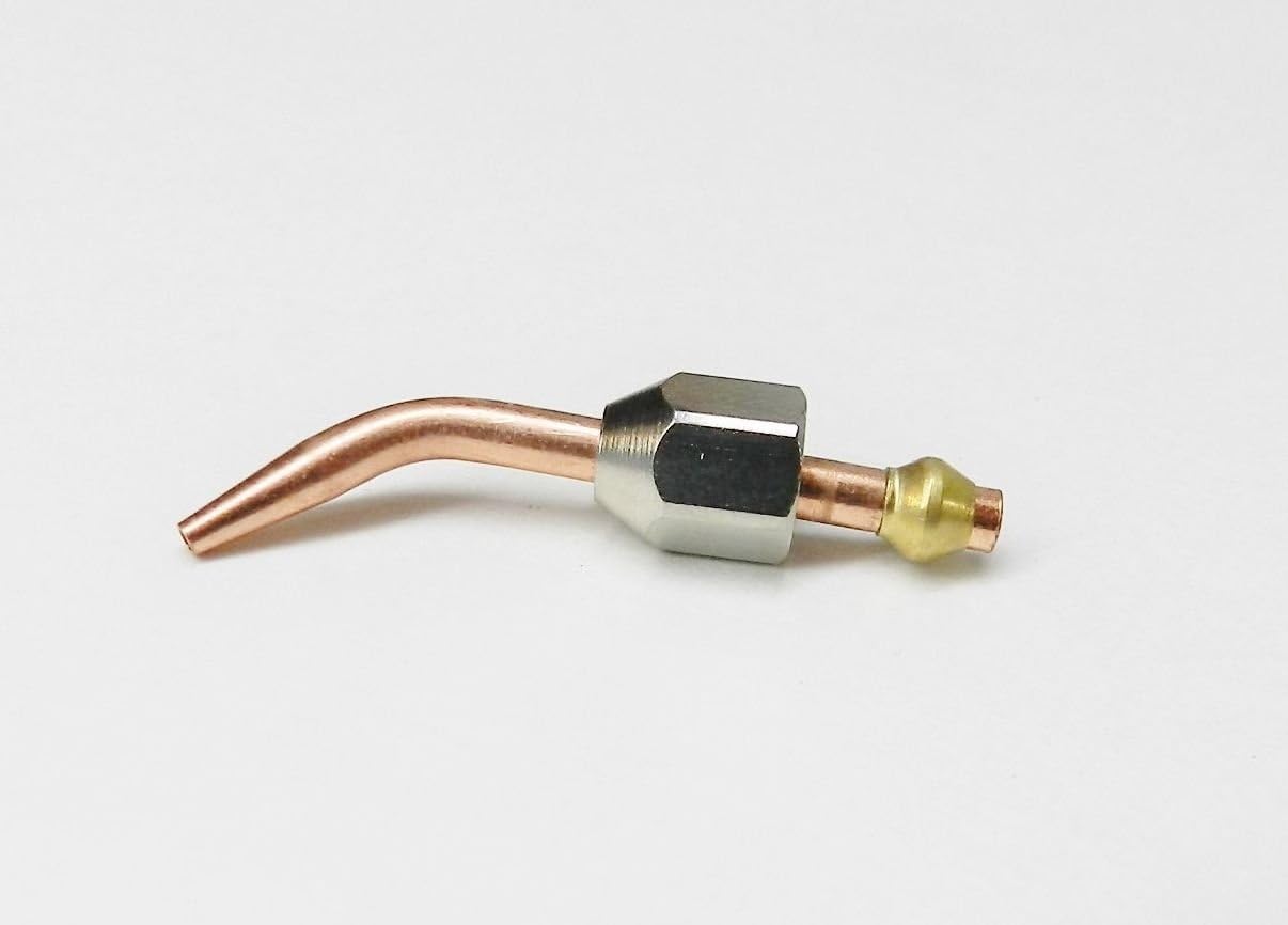 SMITH LITTLE TORCH TIP #6 CURVED TIP SIZE 6 JEWELRY SOLDERING REPAIR- GLASS WORK (E 1)