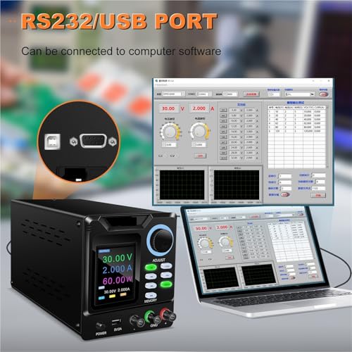 Alimentation à découpage CC variable SPPS-D3001-232 programmable - 2