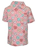 Unique Baby Boys Valentines Day Candy Hearts Polo Shirt (2t, Candy Hearts)