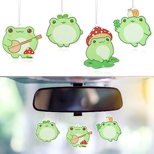ANGOLIO Spring Frogs Car Air Freshener Cartoon Frogs