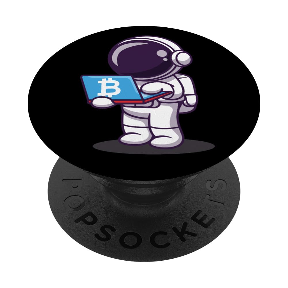 Amazon.com: Astronauta comprar boleto a la luna con BTC Bitcoin PopSockets  Swappable PopGrip : Celulares y Accesorios