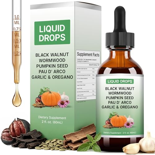 Black Walnut Drops Intestinal Cleanse & Detox Vegan 60ml