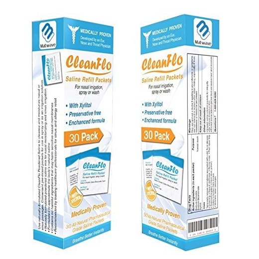 Matwave Nasal Irrigator Saline Packet 30-Pack (with Xylitol)