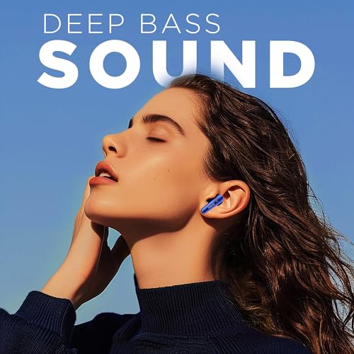 Image of Intex Excel Buds ITW202 (ANC), Active Noise Cancellation 32dB, 40ms Low Latency, Quad Mic, Upto 50Hr Playback, 13mm Dynamic Driver for Deep Bass & Crystal Sound, Bluetooth v5.3, Type C Charging (Blue)