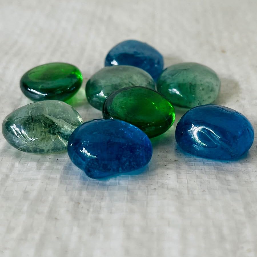 Hug A Plant | Transparent Glass Mixed 1KG Pebble Stones for Home Decorative|Vase Fillers| Aquarium Fish Tank |Lawn|Multi-Purpose (B0CMQY4HVX) Amazon Price History, Amazon Price Tracker