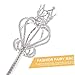 Toyvian 1pc Walking Stick Fairy Stick Dress Cane Costume Walking Cane Scepters for Stage Crown Party Scepter Costume Accessory to Drill Accessories Fashion