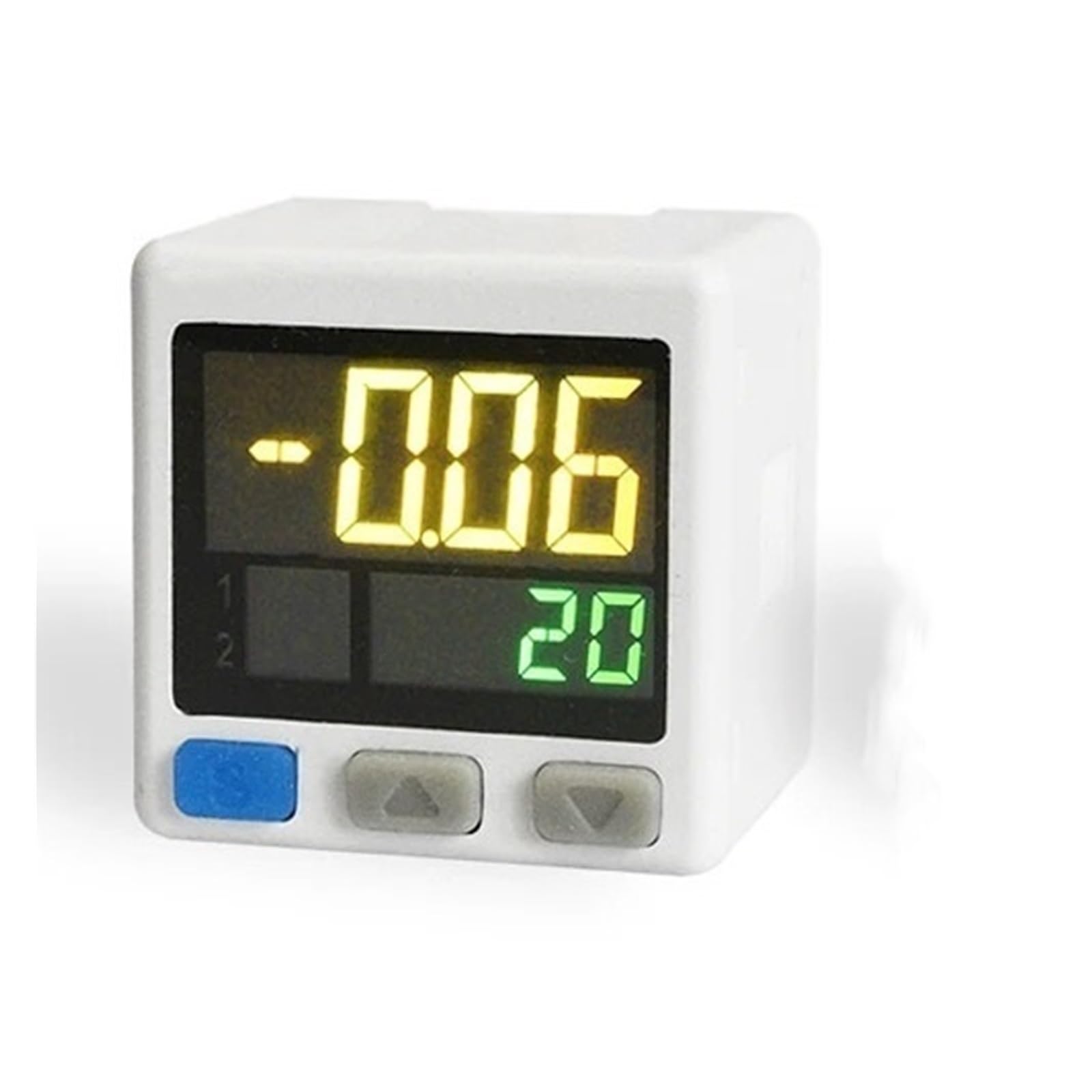 Przełącznik ciśnieniowy z cyfrowym wyświetlaczem ciśnieniowym elektroniczny ciśnieniomierz cyfrowy ciśnieniowy (-101.3-101.3kPA, 1PNP-RS485)