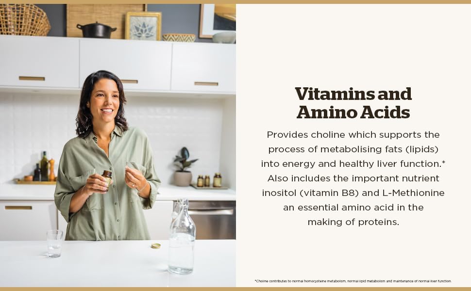 Miniatura 4 de Solgar  Factores lipotrópicos fórmula vegetariana tabletas E1581 Embalaje estándar 1