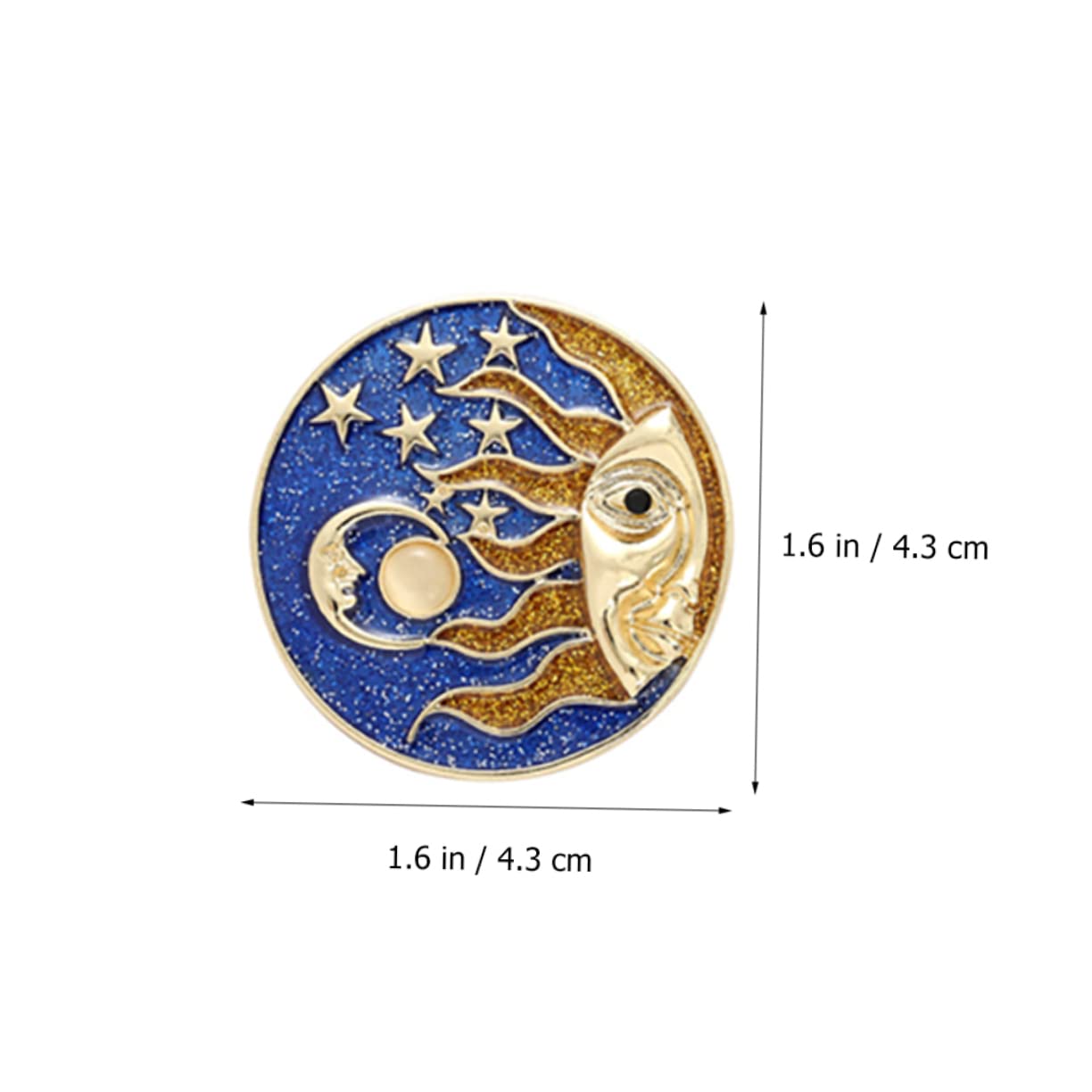 Spilla Della Dea Del Sole Spilla Nota Musicale Carino Per Gli Zaini Spilla Solare Gioglielli Accessori Pettorale Creativo Spilla Di Fissaggio Materiale in Lega