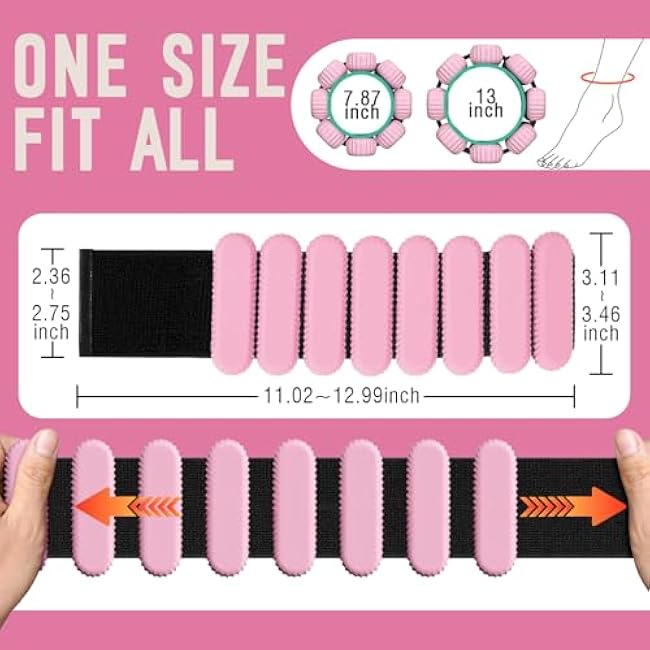 AMORIX Ankle Weights for Women Men, 3 Pairs Wrist Weights Set for Walking Running, 0.5LB/1LB/2LB Each Side Silicone Workout Weights for Gym Fitness,Jogging,Yoga,Strength Training,Physical Therapy