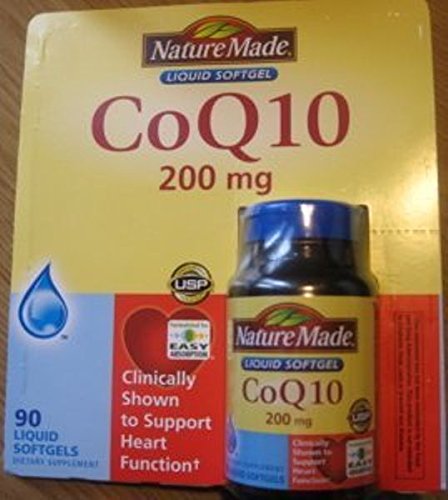 Nature Made Coq10 Coenzyme Q10 200 Mg - 90 Softgels #TOP11