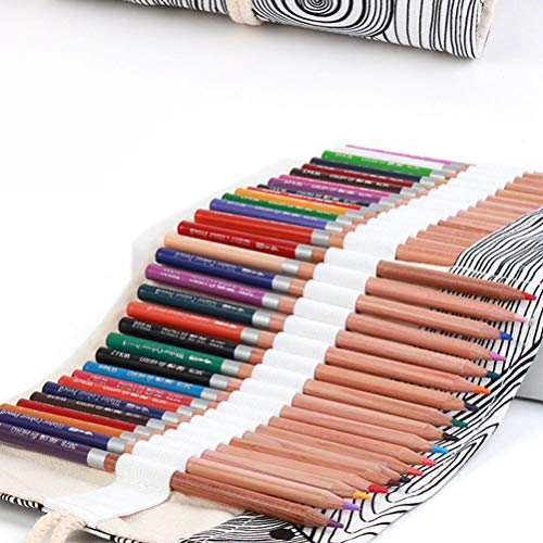 Toddmomy 1 pç bolsa organizadora de lápis com 48 furos, bolsa multifuncional de papelaria durável, b