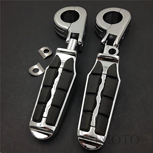 Miniatura 3 de HTTMT MT216-057-CD/045-CD-A 1.5 pulgadas de carretera Tombstone Protectores de motor P Pinza de pie compatible con Harley Sportster