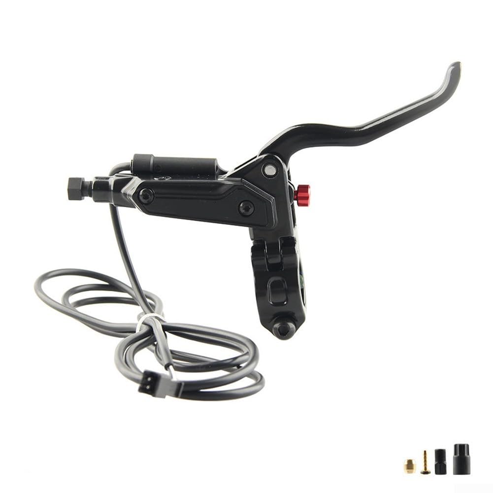 Juego de frenos de disco hidráulicos, freno hidráulico para bicicleta eléctrica Ebike, freno hidráulico SM, para scooters, tubo de 5 mm (derecha + herramienta)