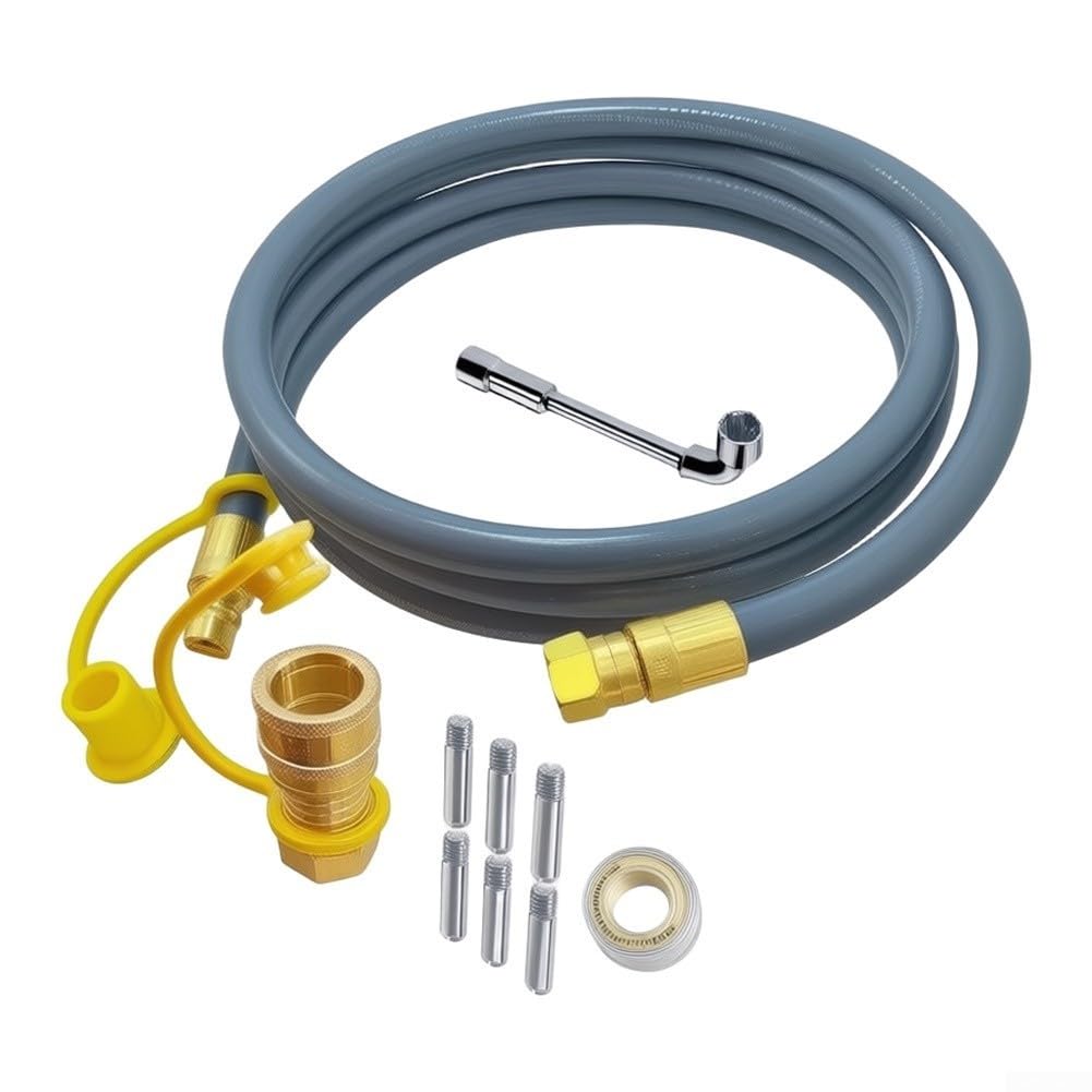 Manguera Gas Propano 10ft 3/8" para Conexión Rápida Manguera