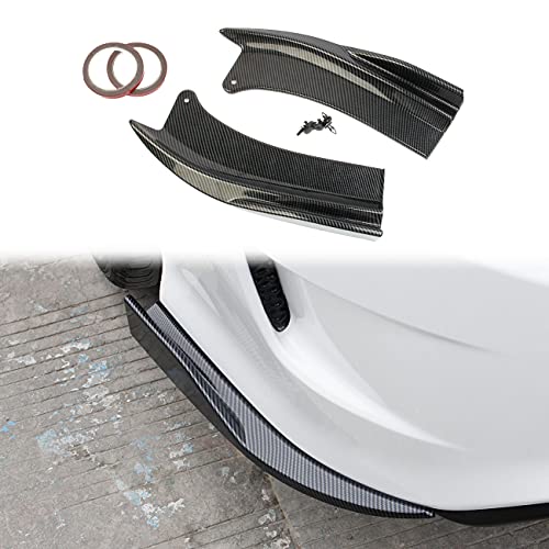 Car Rear Bumper Spoiler Bumpers Lip Diffuser Splitter Protector for Dodge Charger 2015-2021 (Black Carbon Fiber) by crosselec - Used condition - US$42.65