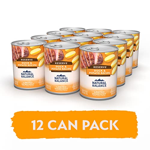 Pure Steadiness Restricted Ingredient Grownup Grain-Free Moist Canned Canine Meals, Reserve Duck & Potato Recipe, 13 Ounce (Pack of 12) Pure Steadiness Restricted Ingredient Grownup Grain-Free Moist Canned Canine Meals, Reserve Duck & Potato Recipe, 13 Ounce (Pack of 12)