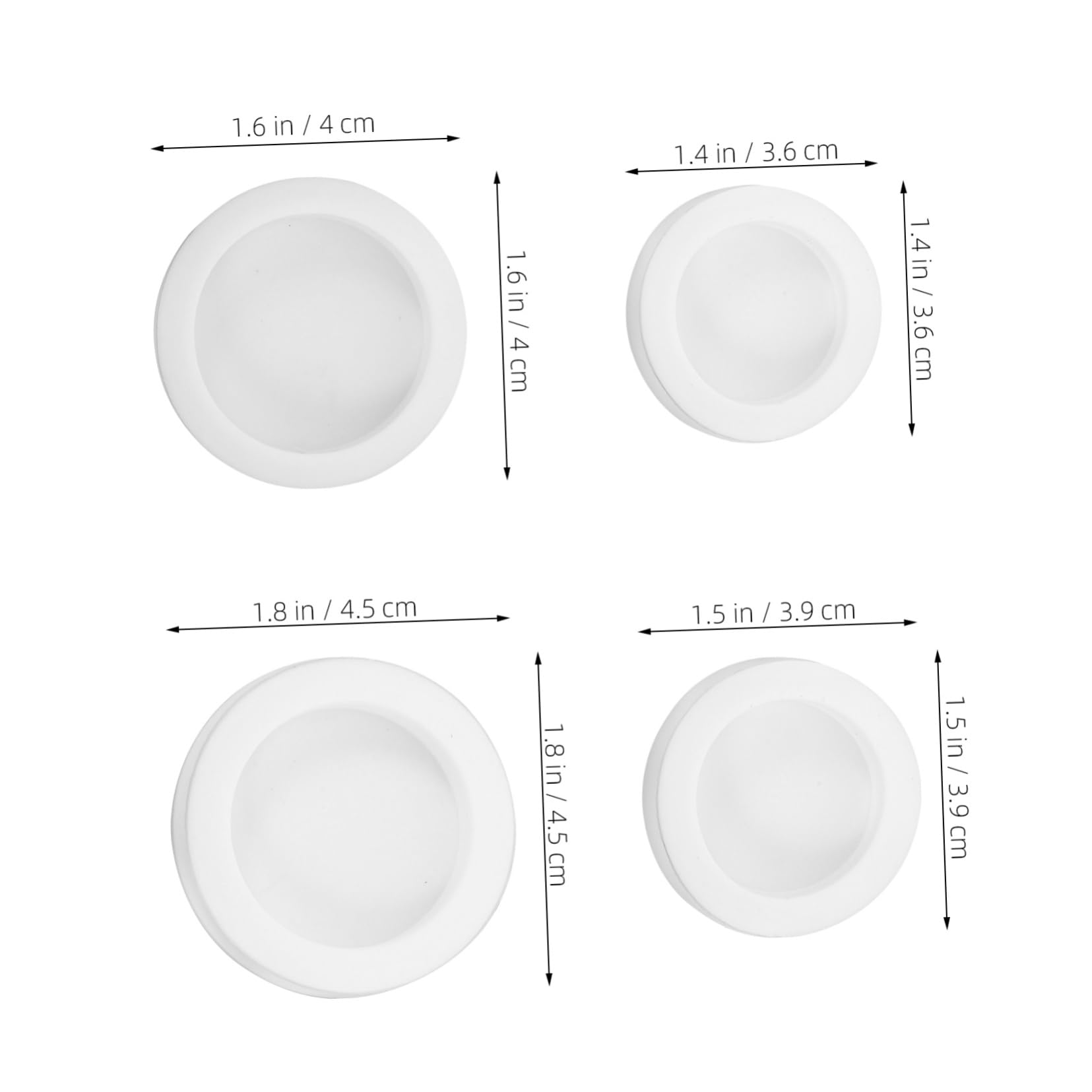 Angoily 50Pcs Silicone Piggy Bank Plugs Round Money Jar Stoppers for Coin Savings Box and Stylish Replacement Covers Various for Easy Access and Use