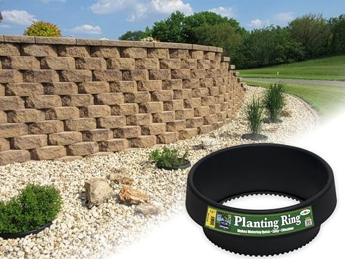 6-Pack 16-inch Planting Rings Deep Watering Basin & Garden Edging.