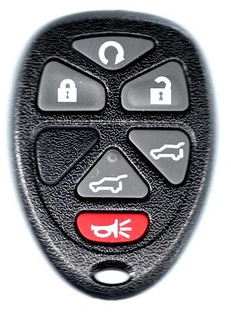 Bartolete Keys Replacement/Compatible with 6 Buttons Keyless Entry Remote for Chevrolet Tahoe with Do It Yourself Programming Instructions (FCC ID OUC60270 ONLY)
