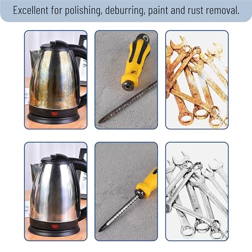 Bates Quick Change Sanding Discs - 47 Pcs, 2-Inch With 1/4" Holder, Grinding and Abrasive Wheels for Drill, Grinder Pads - Image 4