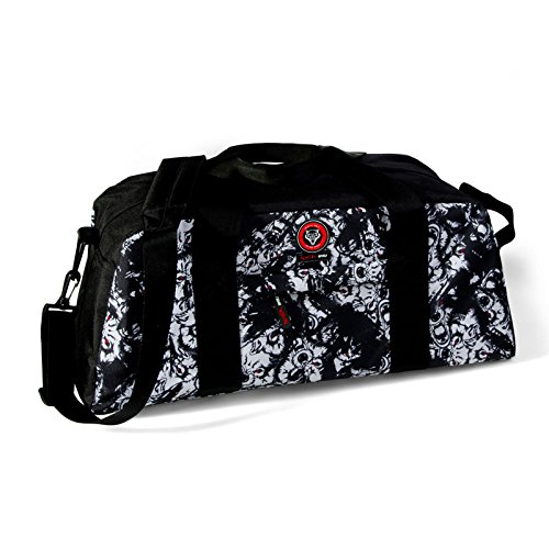 BESTIAL WOLF 18773046000: Mochila escolar unisex doble coo  color negro  talla única