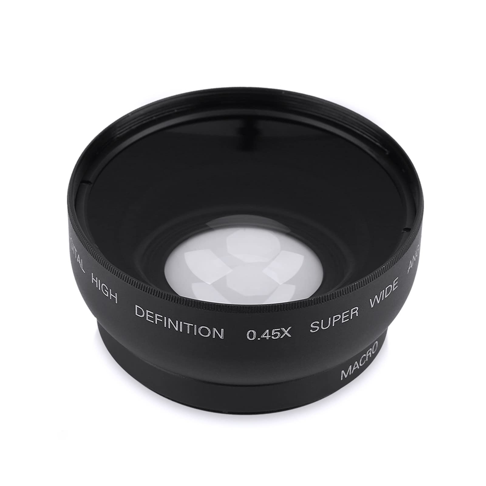 Obiettivi Grandangolari per 52Mm 0.45X Obiettivo Macro di Conversione Universale Grandangolare per Fotocamera