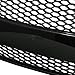 TLAPS 7422438564535 Compatible With 2005 2006-2008 Audi A4 B7 Glossy Black RS-Honeycomb Mesh Front Bumper Grill Grille With Emblem Base