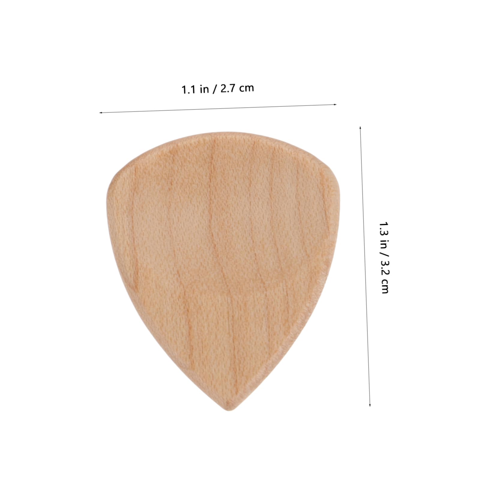 VICASKY 20stücke Holz Gitarren Plektren Elegantes Design Aus Brasilianischem Rosenholz -redheart Und Ahorn Leicht Robust Für Gitarre Bass Ukulele Praktisches Zubehör Für Musiker